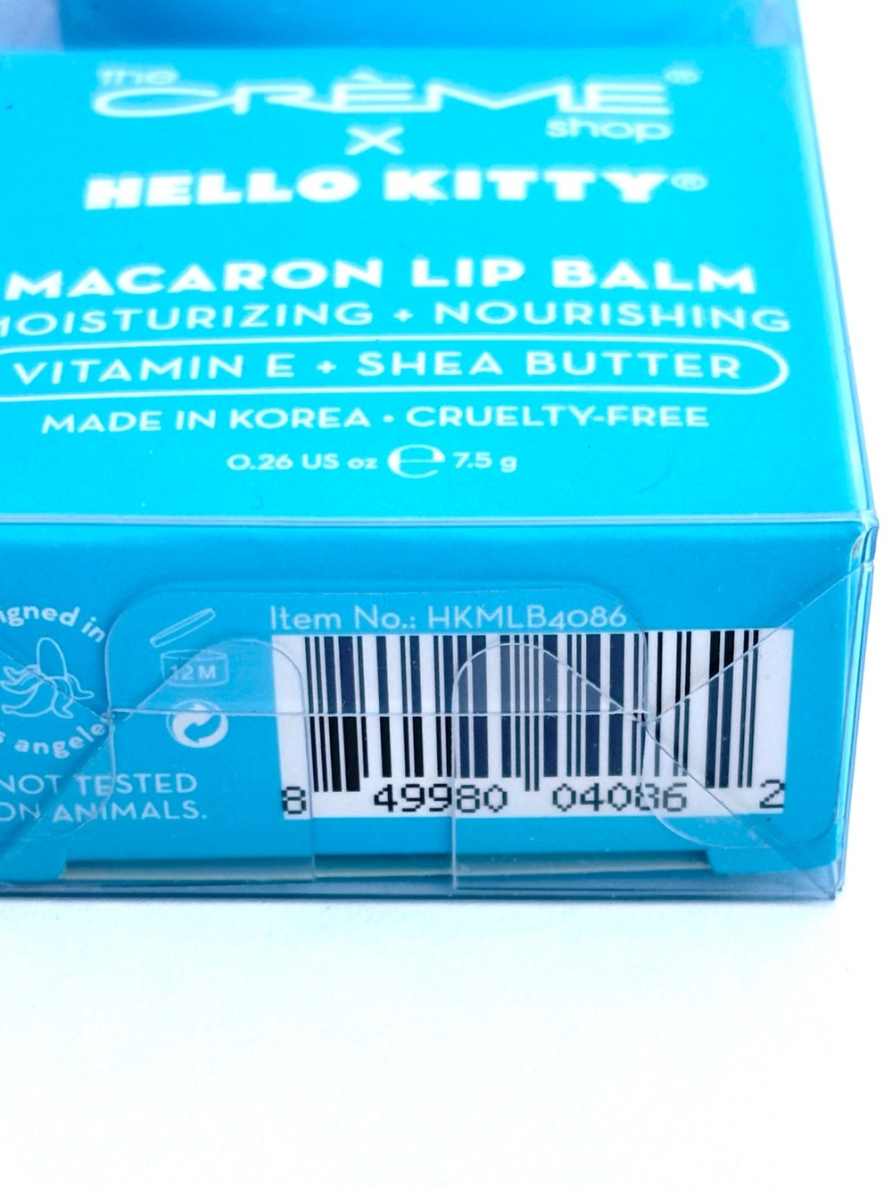 The Crème Shop x Hello Kitty Macaron Lip Balm Cool Mint Set of 2 New - Picture 3 of 5